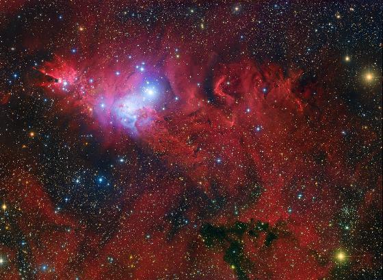 Nebuleuse du Cone et complexe nuage moléculaire