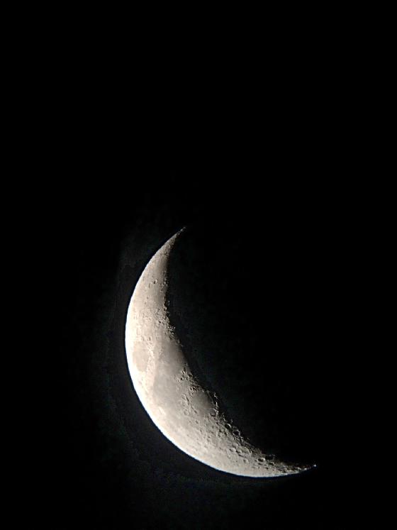 Croissant de lune décroissant 