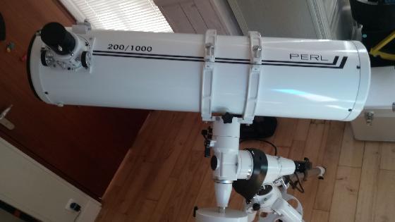 Newton Perl 200/1000 sur EQ5 GoTo