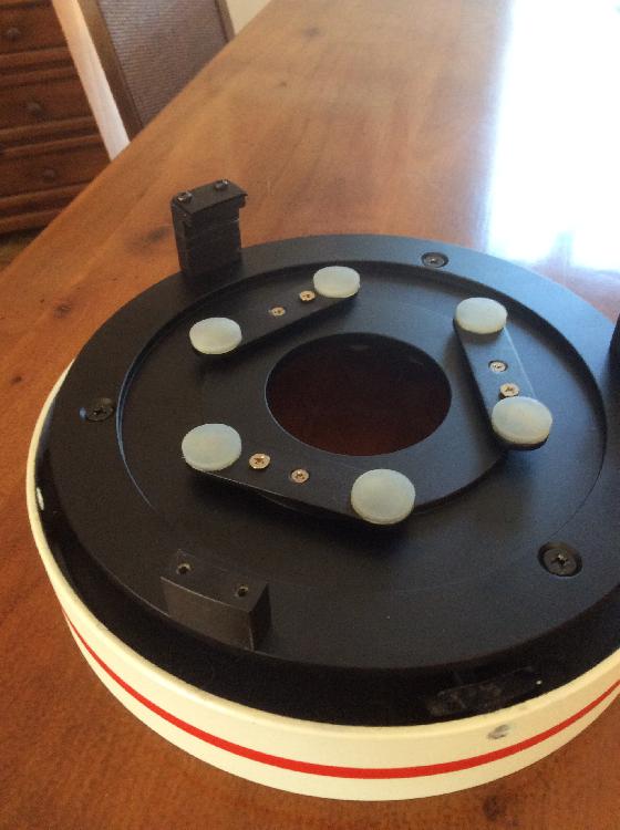 Vends Miroir 200/1200, barillet, PO Hexafoc 2,5\", araignée et secondaire