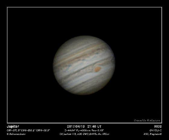 Jupiter 18 avril 2017