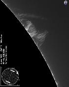 Protubérance solaire du 2 mars 2009 à 10h52 TU