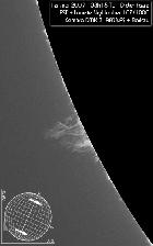 Protub&eacute;rance le, 1er mai 2009