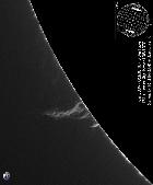 Protub&eacute;rance le, 1er juin 2009 06h30 TU