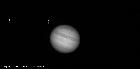 Jupiter, le 21 septembre 2010 à 21h51 TU N&B
