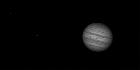 Jupiter, Io et Ganymède, le 2 octobre 2011 à 22h24 TU