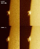 &eacute;ruption solaire du 07/07/07