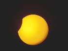 Eclipse de soleil + protub&eacute;rance