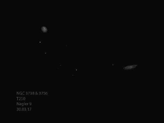 NGC3738 & 3756 T250 30.03.17