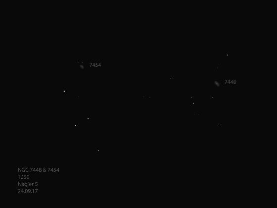 NGC 7448 & 7454 T250 24.09.17 annotée