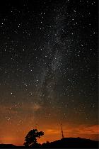 Col de Bleine sous la voie lact&eacute;e