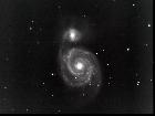 Ma première M51 à la webcam SC3