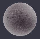 SOLEIL EN H-ALPHA AVEC LUNETTE CORONADO 60MM SOLARMAX II DOUBLE FILTRATION ET DMK41 LE 08/02/16