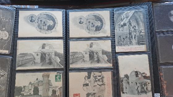 Collection carte postale astronomie, observatoire, environ 820 cartes