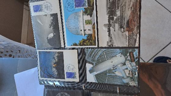 Collection carte postale astronomie, observatoire, environ 820 cartes