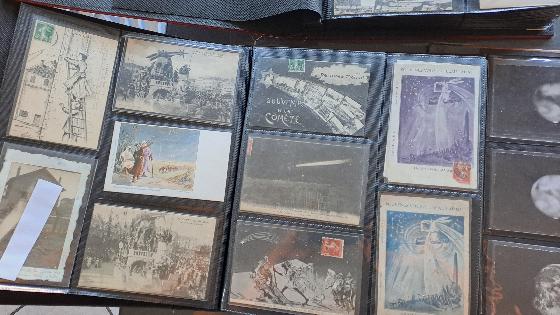 Collection carte postale astronomie, observatoire, environ 820 cartes