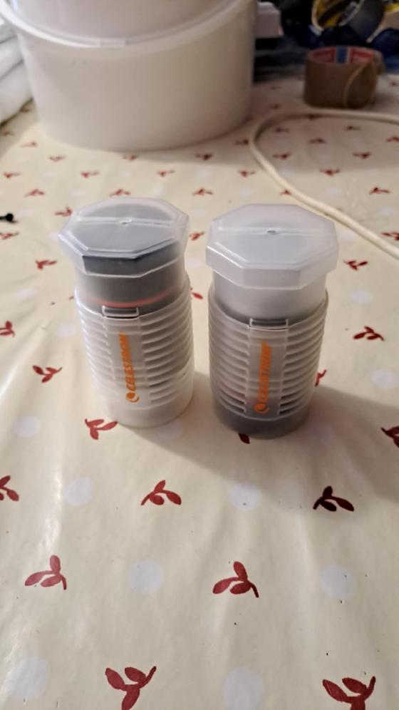 Deux oculaires 21 mm Celestron X-Cel champ 55°