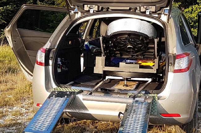 Mon StarGate 508 à Lure avec les rails de chargement zoom