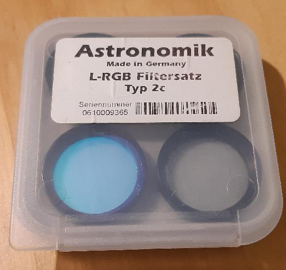 Filtres LRVB Astronomik 31,75mm montés