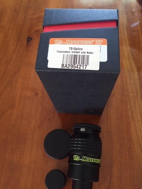 Vends oculaire Baader Morpheus 17,5 mm (76°)