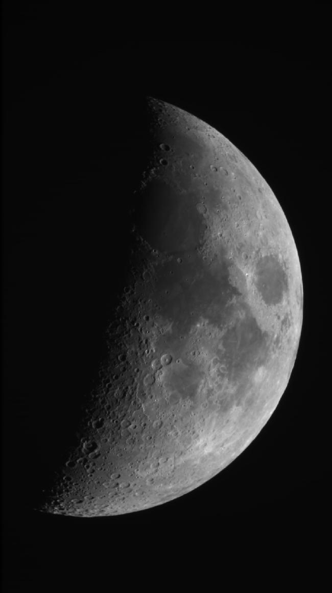 Lune - Omegon pro 154/1848 + Canon EOS 750D