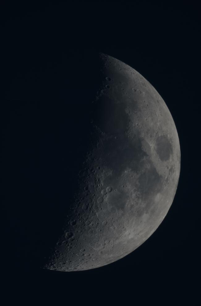 Lune - Omegon pro 154/1848 + Canon EOS 750D