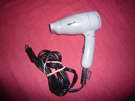 Seche cheveux 12V 