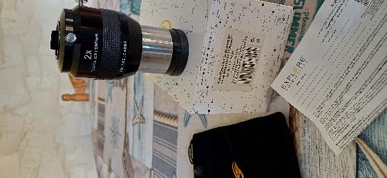 Barlow Telextendeur X2 Explore scientific 2”