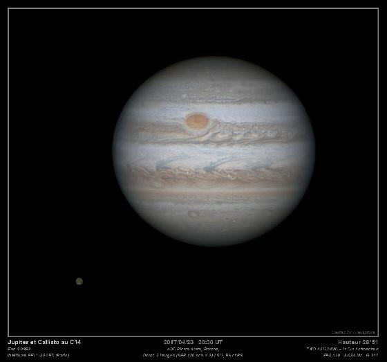 Jupiter du 23 avril 2017
