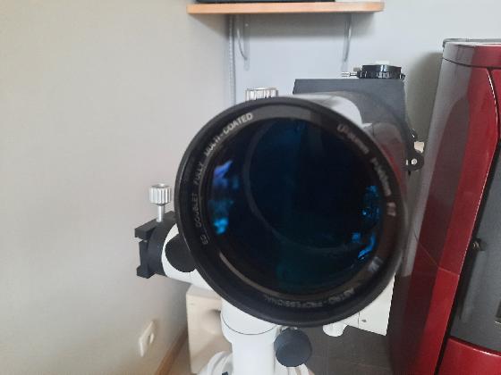 Lunette ATRO PROFESSIONAL doublet  80mm/F7 tube carbone