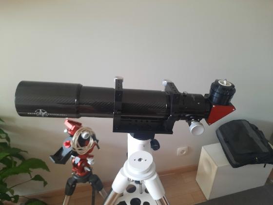 Lunette ATRO PROFESSIONAL doublet  80mm/F7 tube carbone