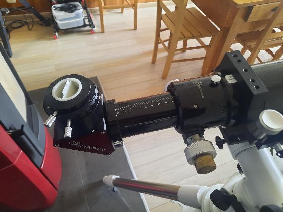 Lunette ATRO PROFESSIONAL doublet  80mm/F7 tube carbone