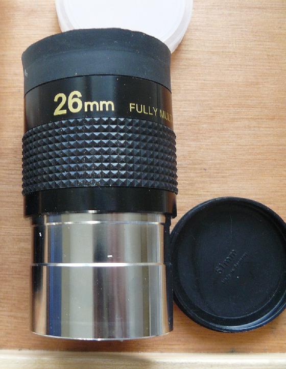 Oculaire Plossl 26 mm 2", jumelles 60 mm + tube optique 95/420 pour bricoleur