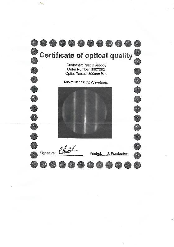 Vends TUBE OPTIQUE SEUL Newton ORION OPTICS 300/1500 