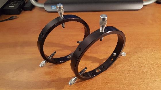 Paire de colliers Losmandy 125mm