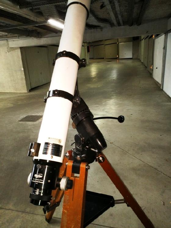 Tube lunette Orion 90/910 sur monture Vixen SPDX