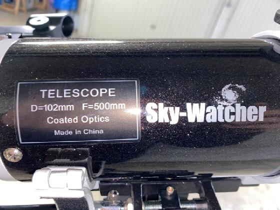 Lunette Skywatcher 102/500 sur monture AZ3