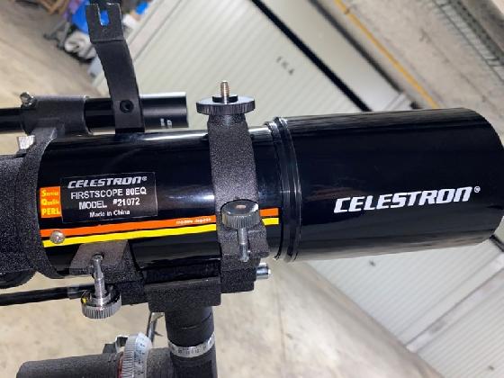 Lunette Celestron sur monture équatoriale EQ1