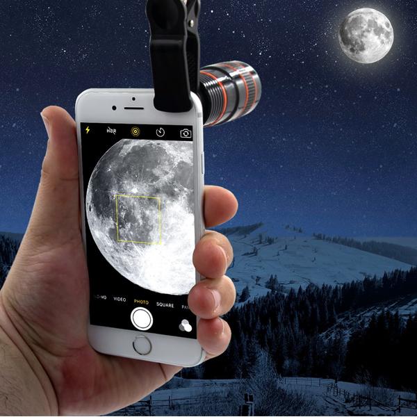 Telescope lens for iPhone and Android