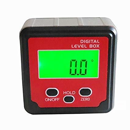 Digital à 360 ° (+/-180 °) Jauge d'angle Mètre Rapporteur Bevel Box inclinomètre avec solide Aimants Disques Tlb-10