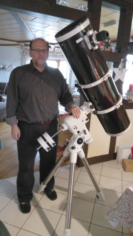 Ein Größenvergleich eines SkyWatcher 10