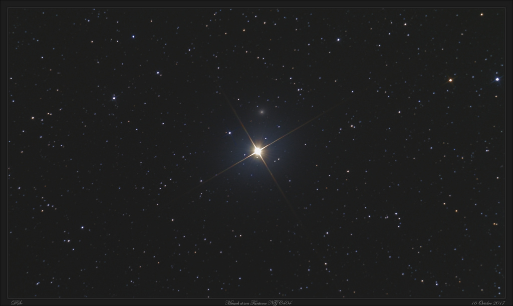 Mirach et son fantome NGC404 - 16 octobre 2017