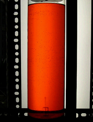 Chemical reaction driven plume: a "supernova in a jar"