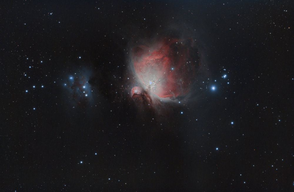 M42 sous la lune