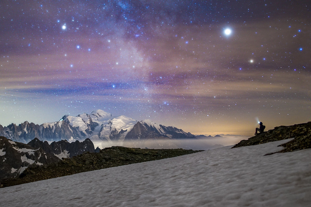 Mont Blanc from the ladies' Mont Blanc