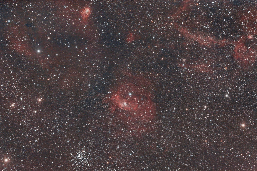 La nébuleuse de la Bulle en Grand Champ