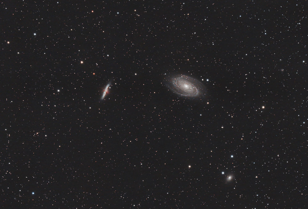 M81 et M82 les Galaxies de Bode et du Cigare