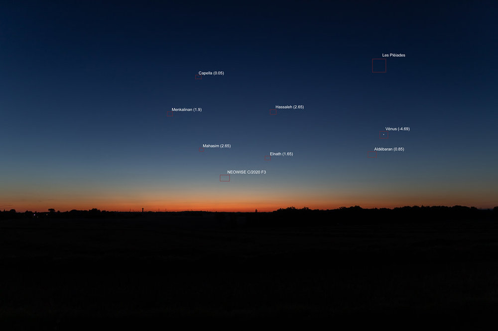 Au petit matin pour voir la comète C2020 F3 (NEOWISE)