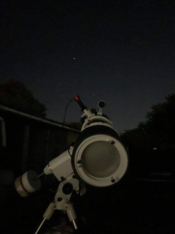 Mars et l'iss de passage