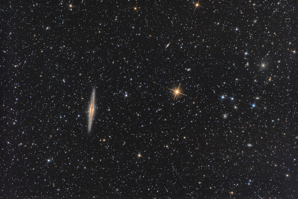 NGC 891 & friends (Galaxy cluster Abell 347)